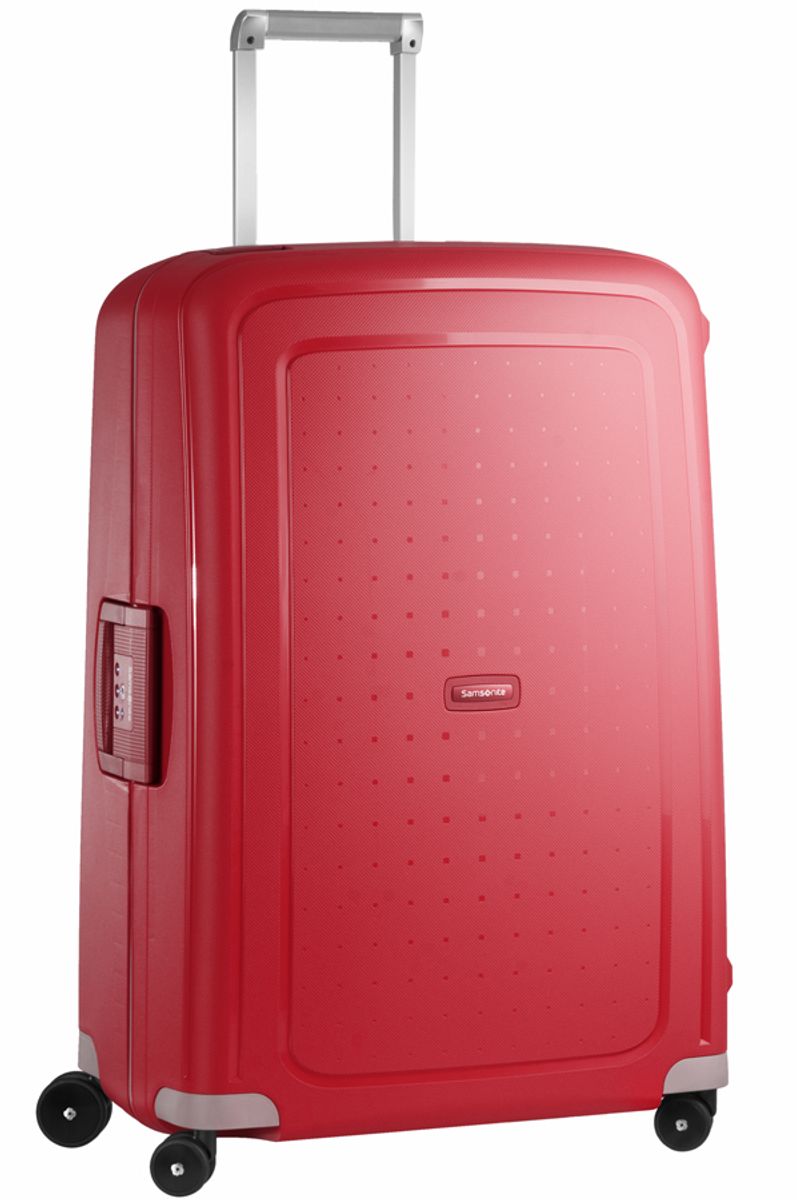 Stor koffert 102L spinner  4 doble hjul S`cure Samsonite