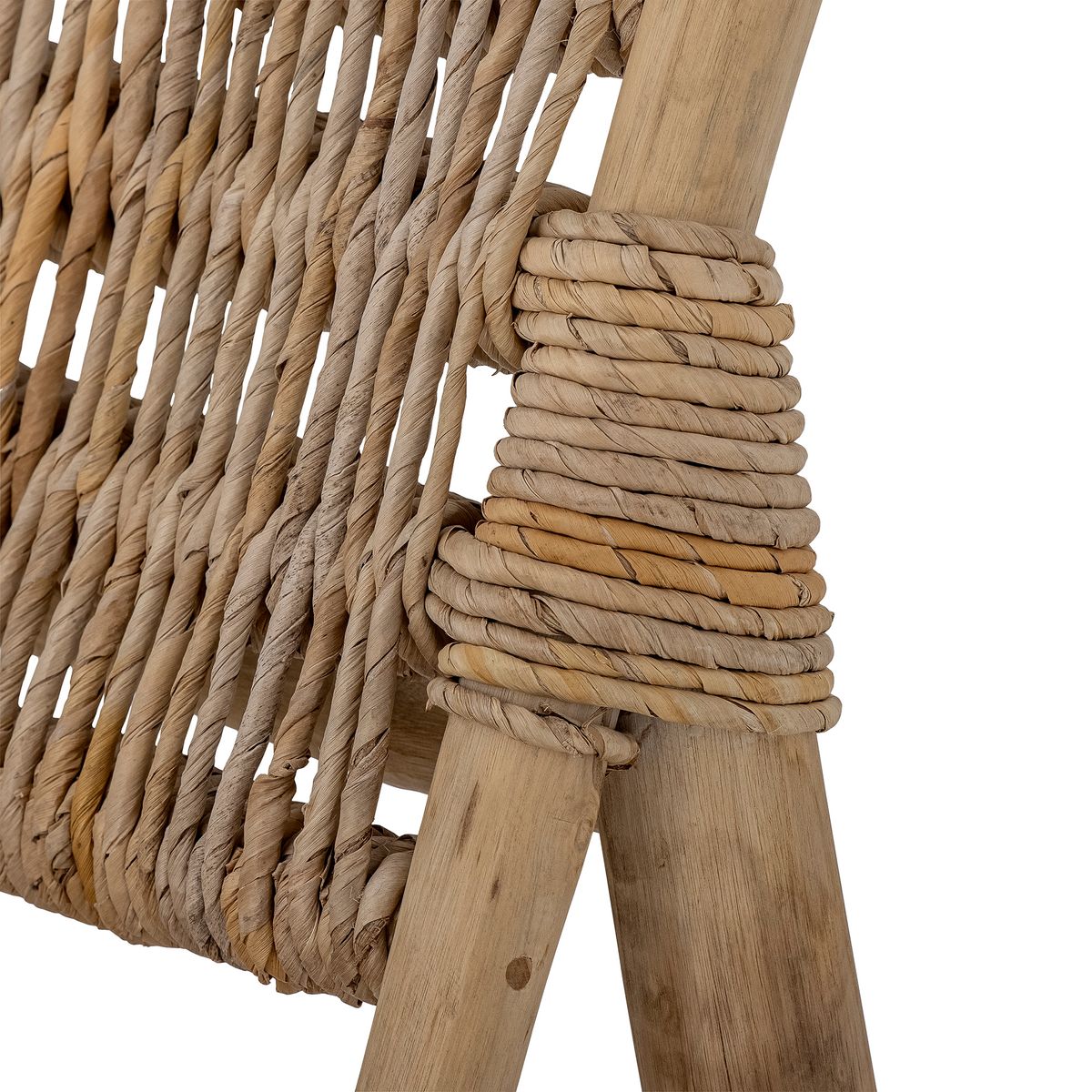 Bloomingville Ruthy lounge-stol – teak & bananblad (natur)