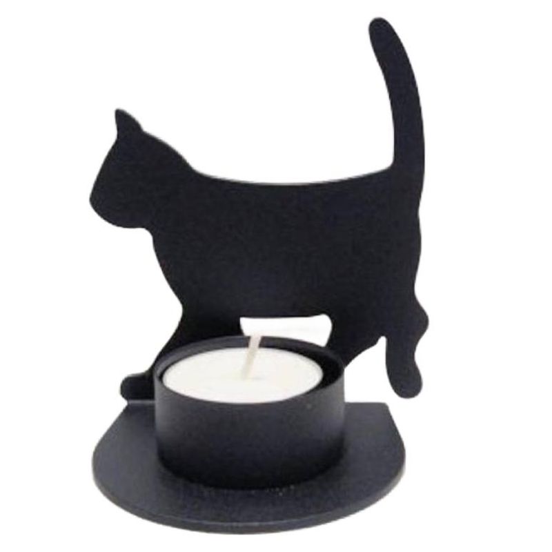 Spegels Smijern Telysholder Katt 