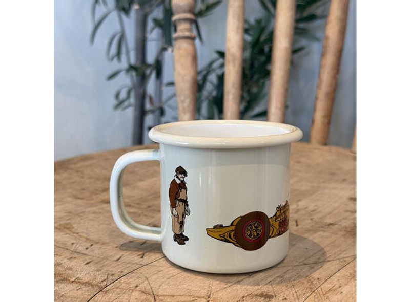 Flåklypa Emaljekrus 2,5 dl - Il Tempo Gigante & Redor Felgen