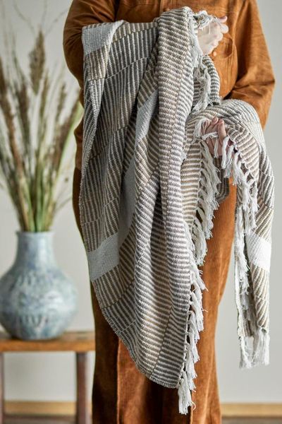 Hovedbilde Bloomingville pledd Isnel Plaid, 160x130 cm