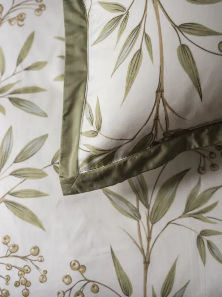 Hovedbilde Halvor Bakke Luno sengesett 140x200/50x70 Grønn