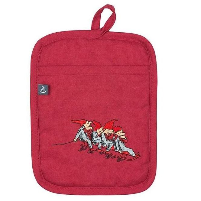 Hovedbilde Nisseservice Gryteklut 23x18cm, rød - Porsgrunds ...