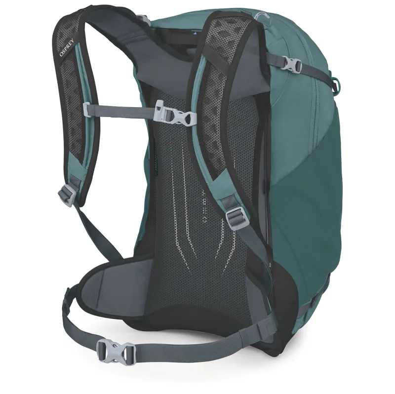 Superlett dagstursekk Hikelite 26 fra Osprey, Cascade Blue