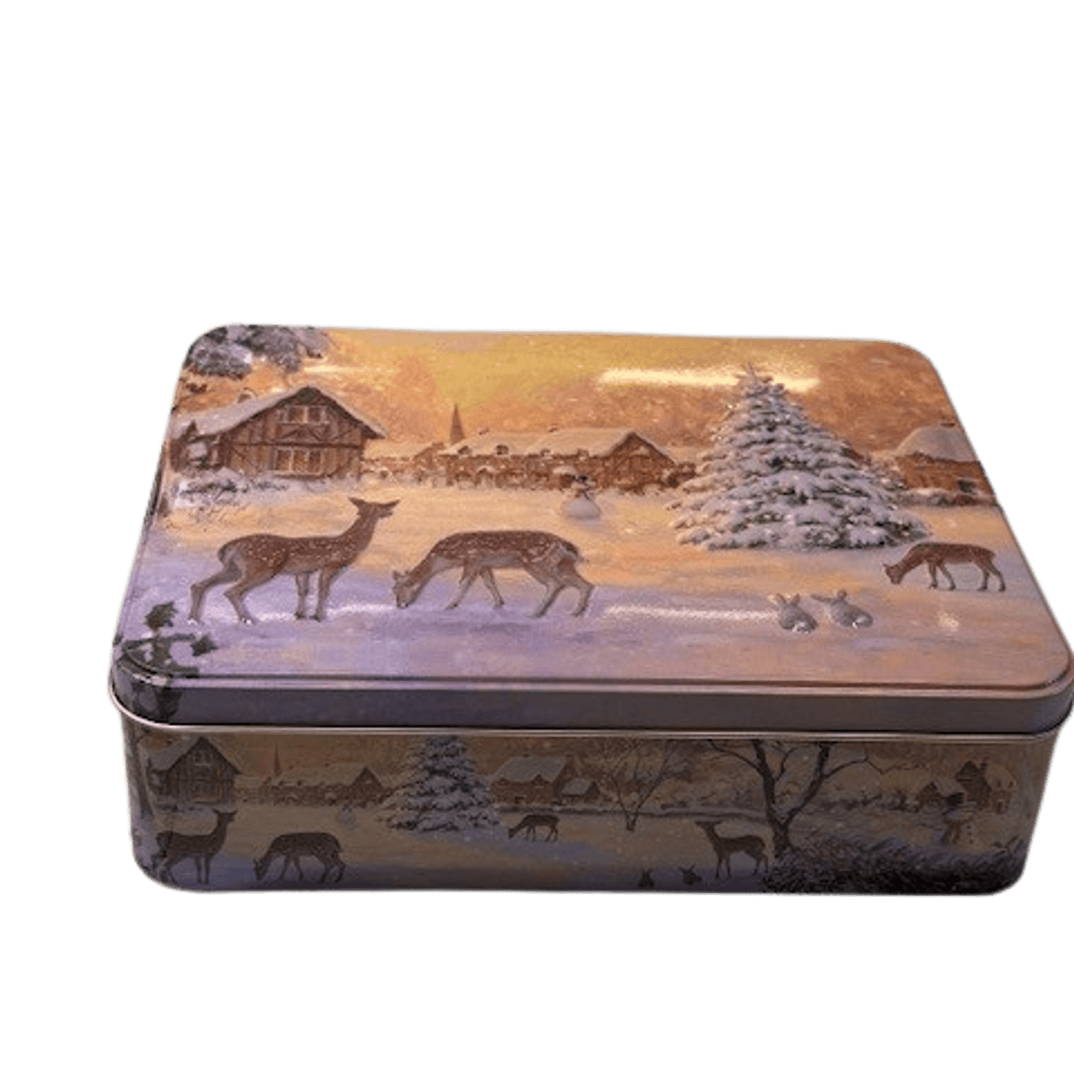 Kakeboks Vinterstemning – rektangulær