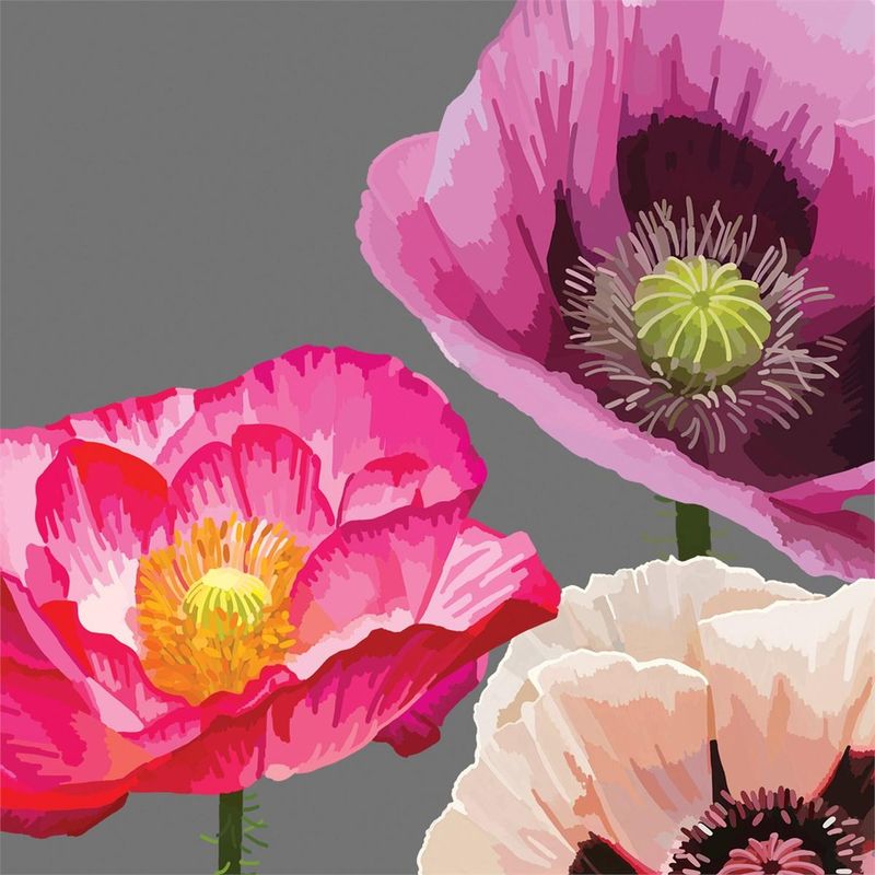 Middagsservietter Blomster 