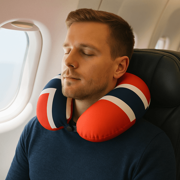 Hovedbilde Nakkepute Voyager Memory med norsk flagg