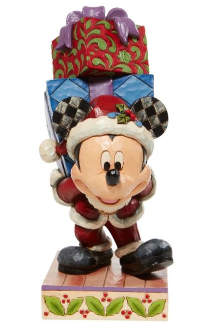 Hovedbilde Disney Julefigur - Mikke Mus med gaver 22,5 cm