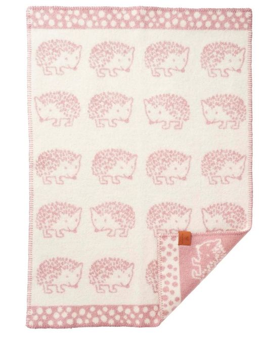 Hovedbilde Pledd i lammeull Hedgehog 65 x 90 cm fra Klippan