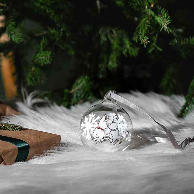 Hovedbilde Mummi Julekule - Snøfnugg 7 cm
