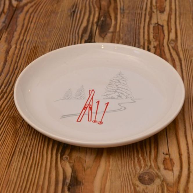 Hovedbilde Dessert- & Frokosttallerken Ski Tracks fra ...