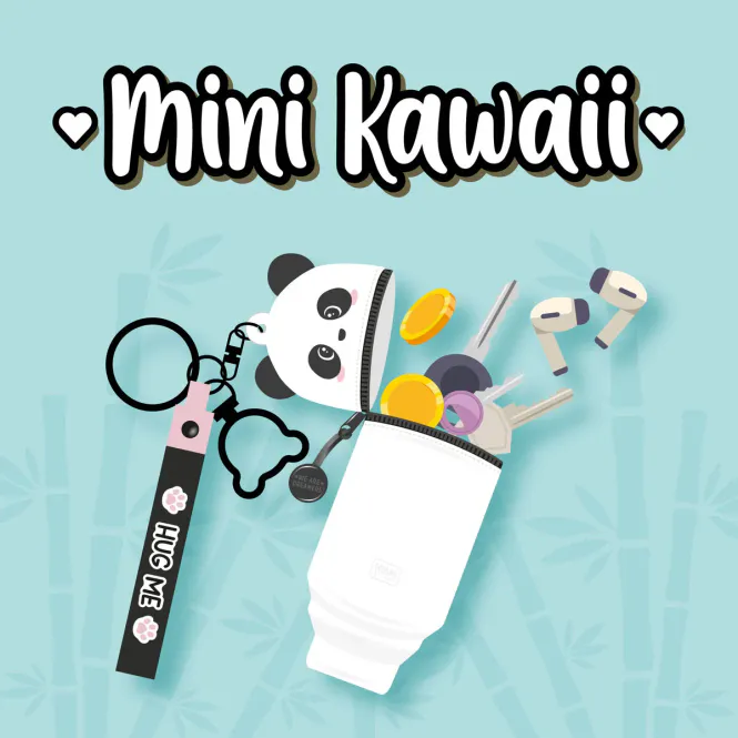 Hovedbilde Mini Kawaii Panda – Søt mini pung med ...