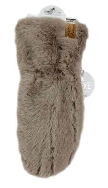 Hovedbilde Pelsvotter Super Fluffy, taupe