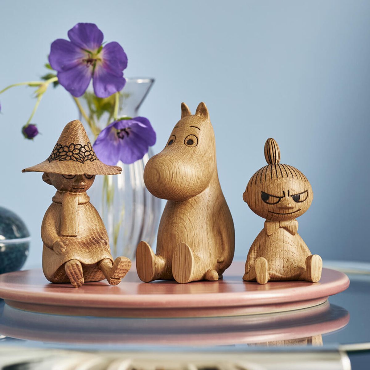 Mummi trefigur - Mummipappa 10cm