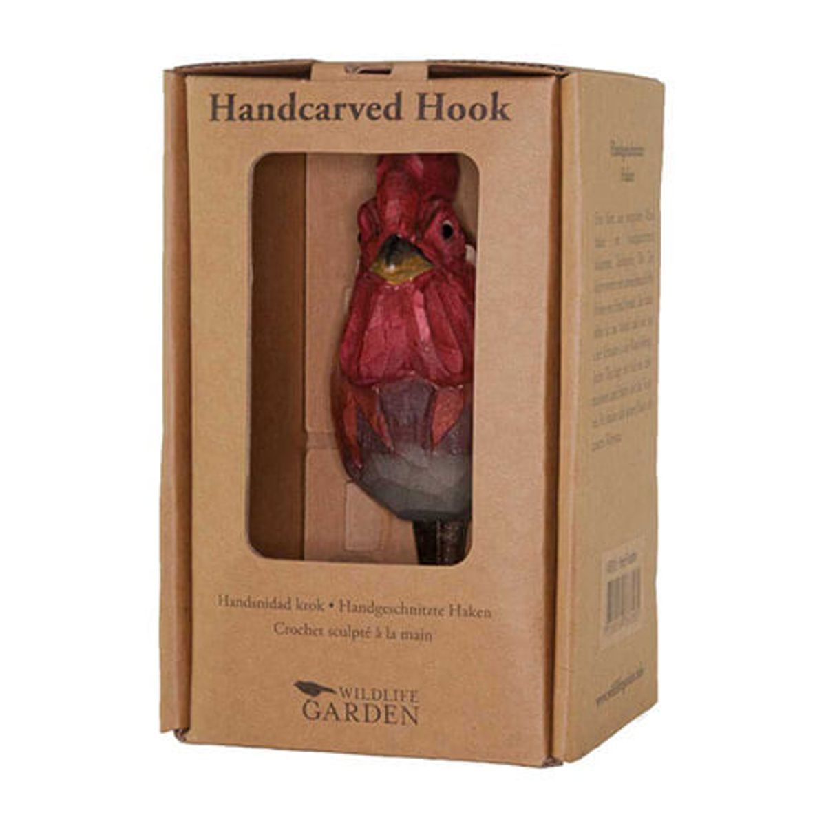 Håndskåret Krok – Hane Wildlife Garden