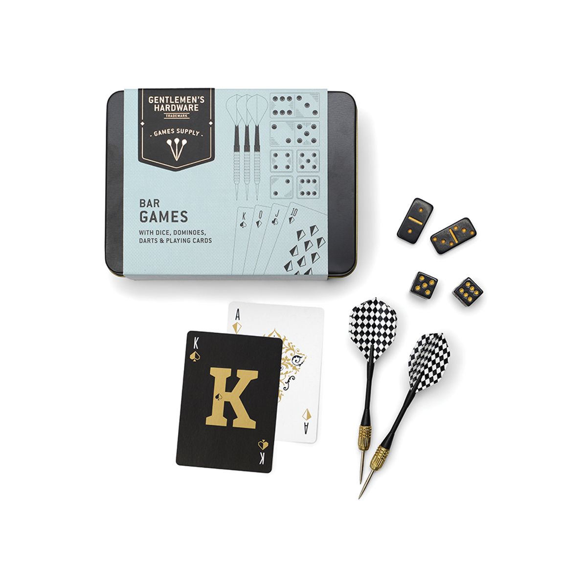 Barspel i plåtburk Gentleman's Hardware