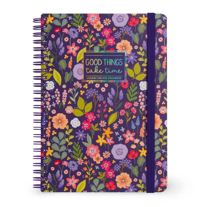 Hovedbilde Notatbok Spiral A5 Flowers