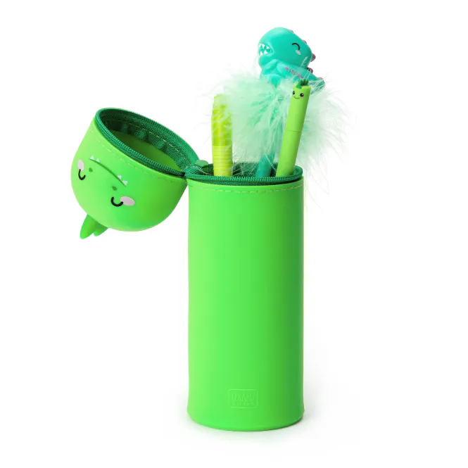 Hovedbilde Silikon pennal Kawaii, 2i1 Dino - Legami