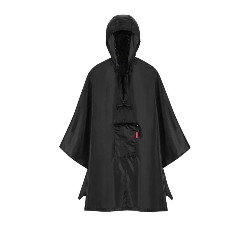 Regnponcho, mini maxi fra Reisenthel, svart