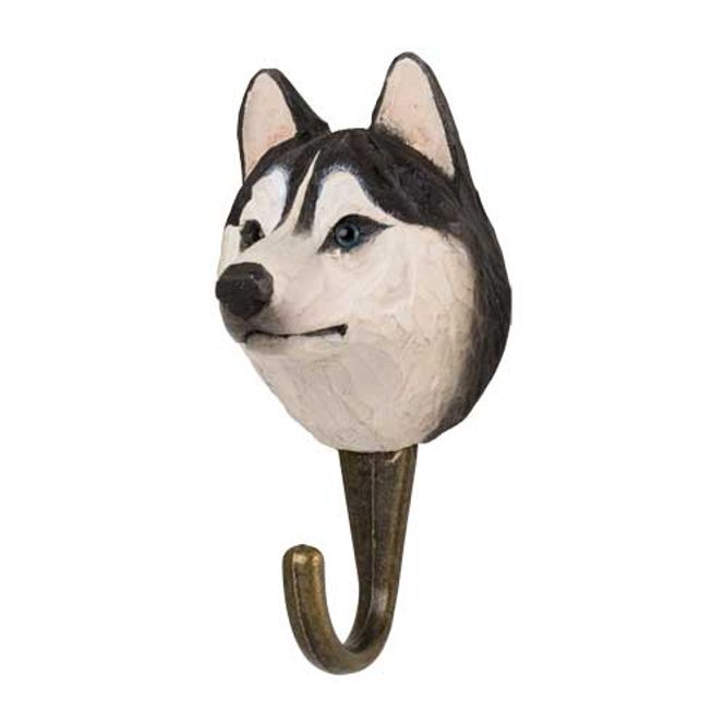 Hovedbilde Håndskåret Krok – Sibirsk Husky Wildlife ...