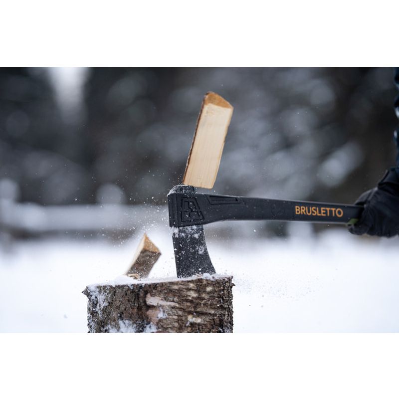 Brusletto Kløyveøks 71 cm – kraftig øks for medium og grove vedkubber