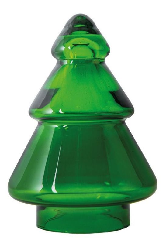 Bordpynt Juletre Vintergrønn 12,7 cm Hadeland Glassverk