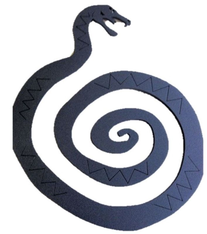 Gryteunderlag Smijern Slangemotiv 24 cm