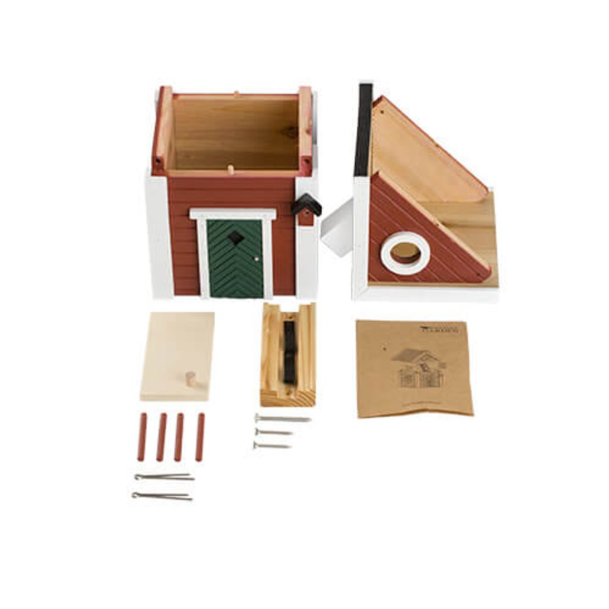 Fuglekasse og fuglemater i ett  Rød Stue Wildlife Garden