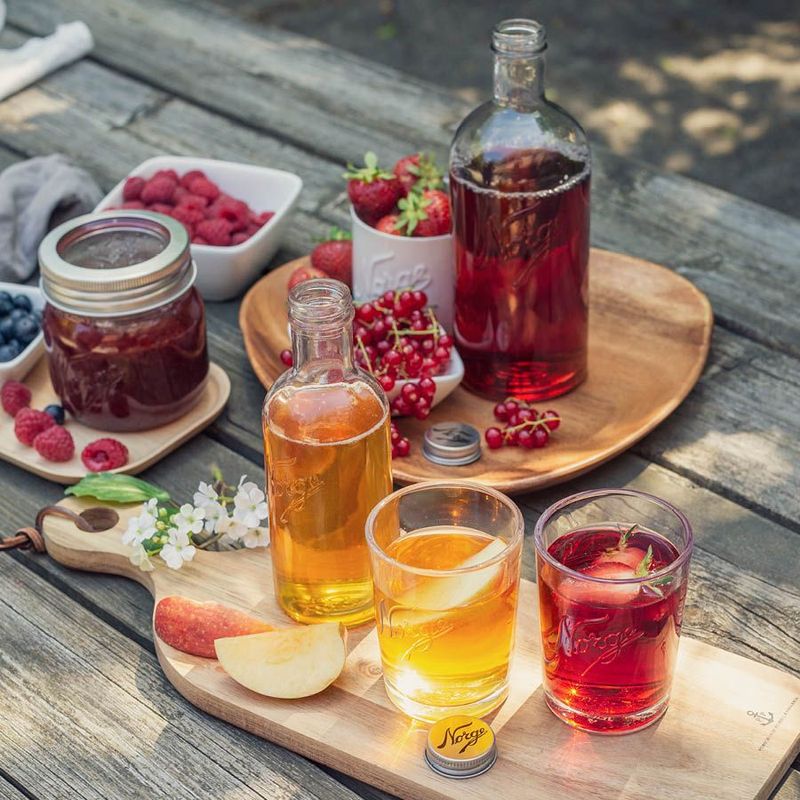 Norgesflaske 750 ml Norgesglasset