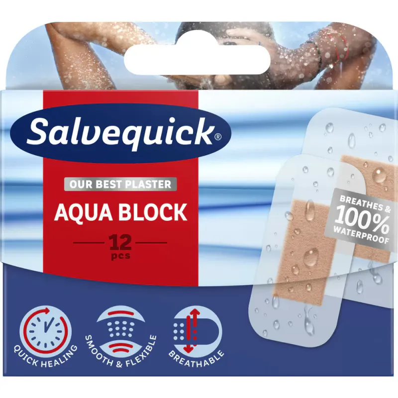 Plaster Aqua Block 12 stk  Salvequik