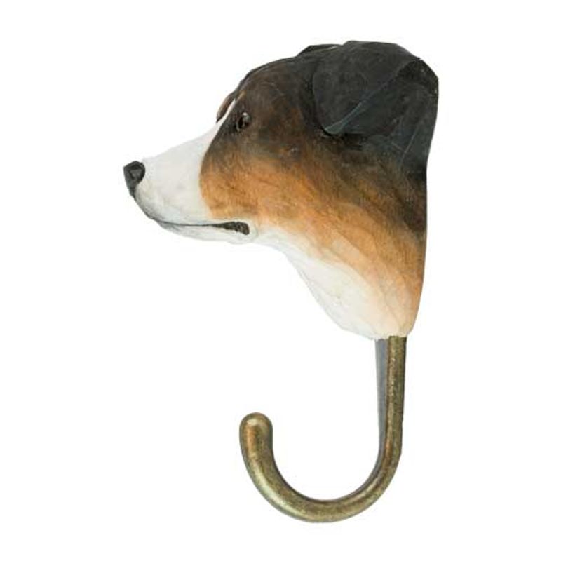 Håndskåret Krok – Australsk Gjeterhund Wildlife Garden