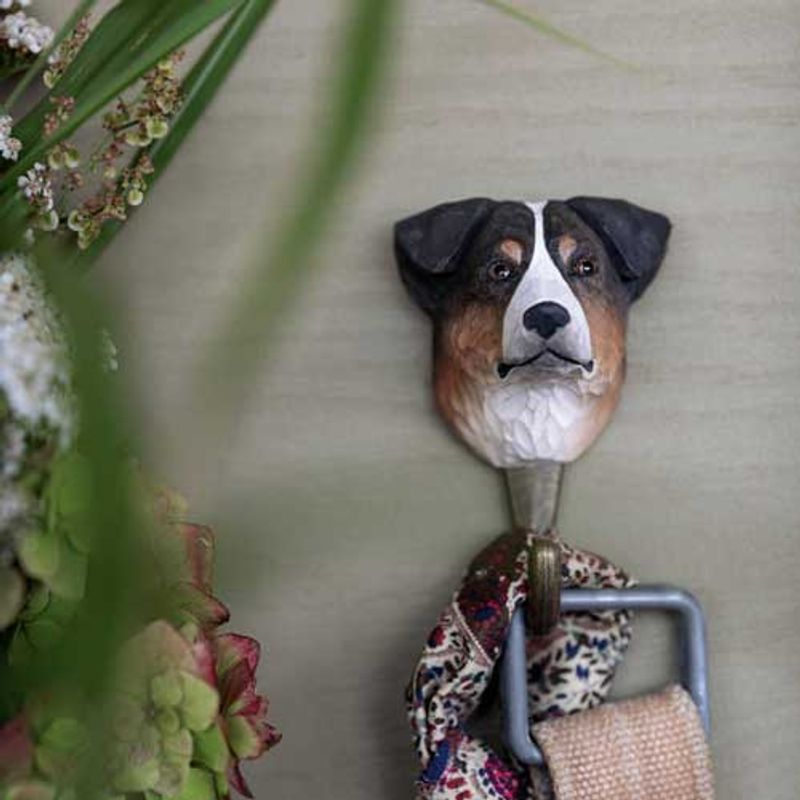 Håndskåret Krok – Australsk Gjeterhund Wildlife Garden