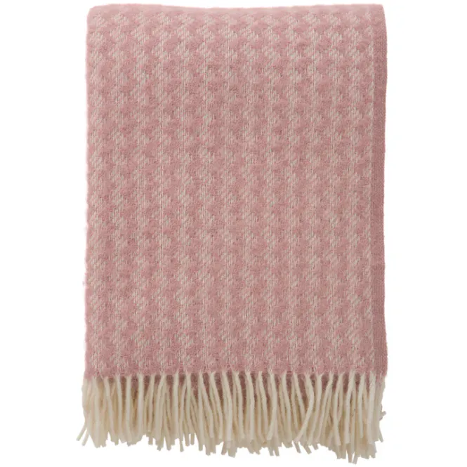 Hovedbilde Pledd Palazzo, Rose garden i 100 % lammeull fra ...