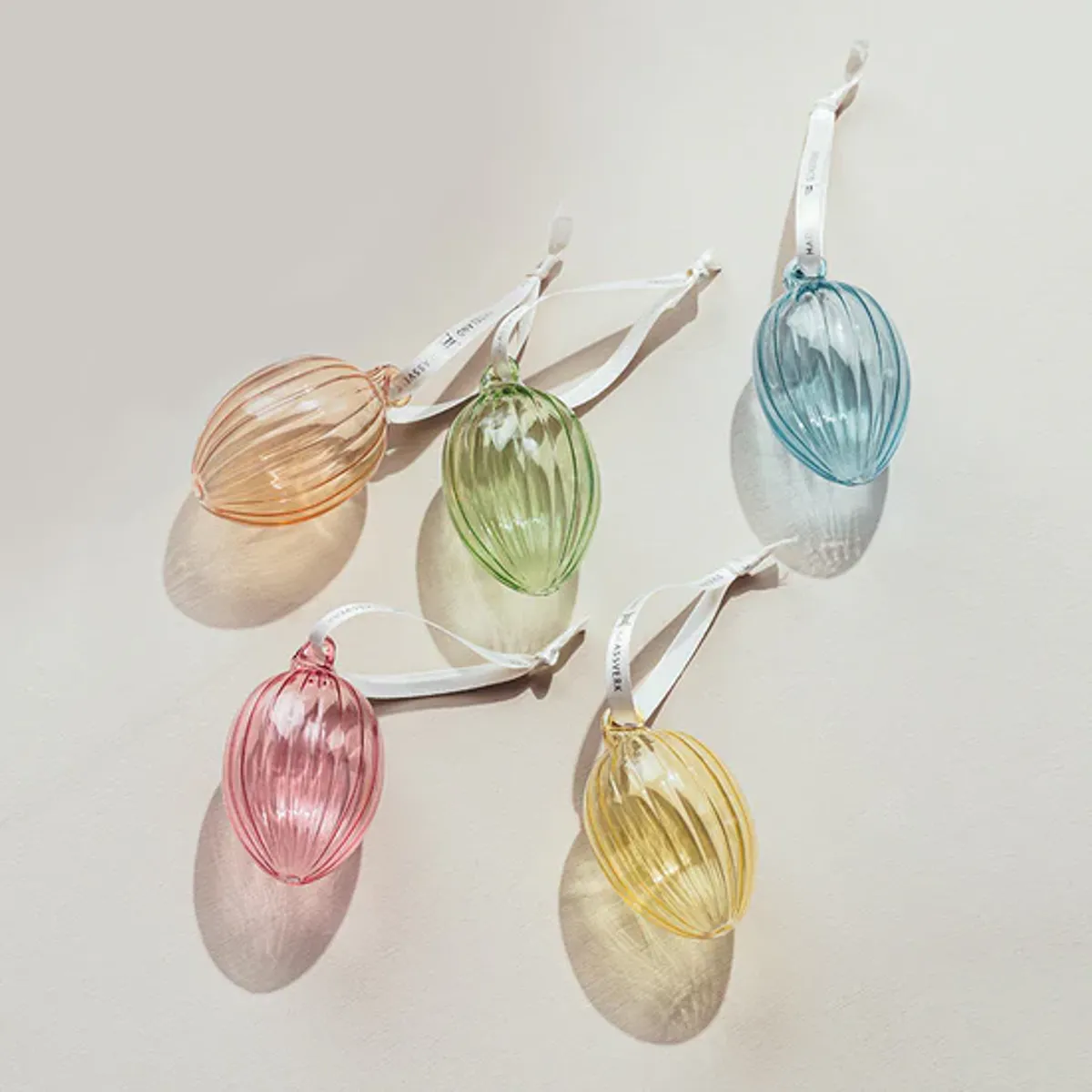 Hadeland Glassverk Glassegg Oppheng Optikk 5 pk