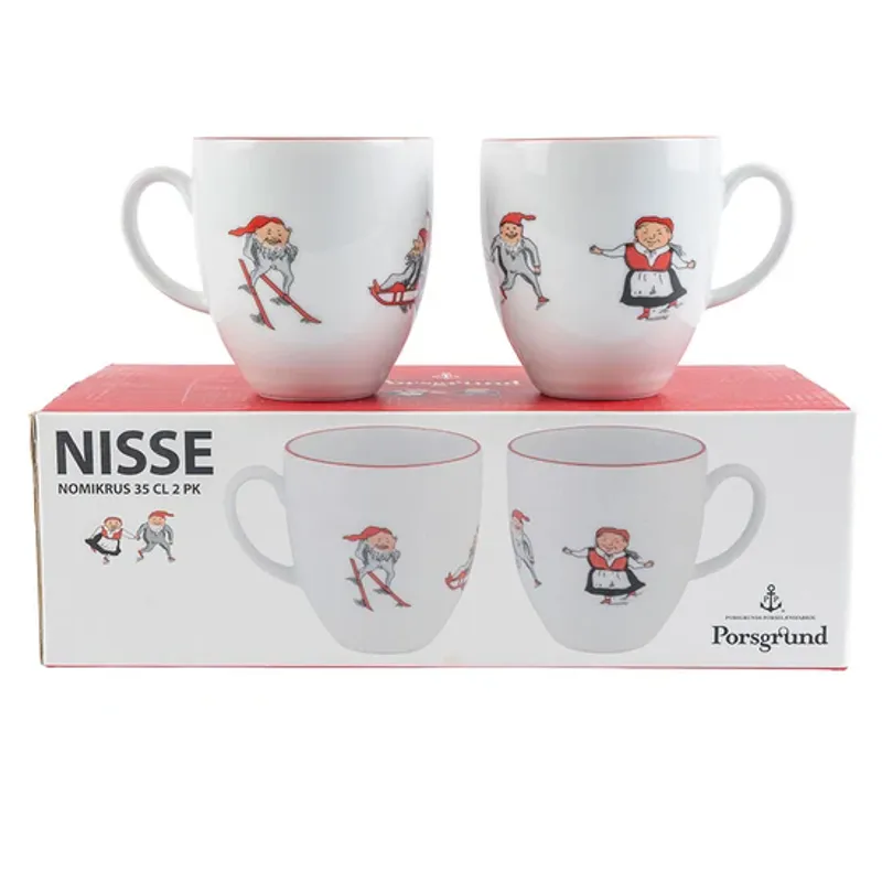 Nisseservise Krus 350mL 2PK Porsgrunds Porselænsfabrik